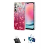 MARSİLYAN™- Galaxy A24 4G Kılıf Zirve Modern Prime - Siyah 3D Antistatik Cam Ekran Koruyucu + Kamera Lens Koruma Cam - SF