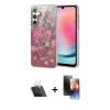 MARSİLYAN™- Galaxy A24 4G Kılıf Zirve Modern Prime - Siyah 3D Antistatik Mat Seramik Nano Ekran Koruyucu + Kamera Lens Koruma Cam - SF