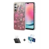 MARSİLYAN™- Galaxy A24 4G Kılıf Zirve Modern Prime - Siyah 3D Antistatik Seramik Nano Ekran Koruyucu + Kamera Lens Koruma Cam - SF