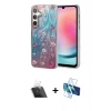 MARSİLYAN™- Galaxy A24 4G Kılıf Zirve Modern Prime - Siyah 3D Antistatik Seramik Nano Ekran Koruyucu + Kamera Lens Koruma Cam - SF