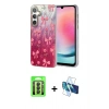 MARSİLYAN™- Galaxy A24 4G Kılıf Zirve Modern Prime - Siyah 3D Antistatik Seramik Nano Ekran Koruyucu + Raze Metal Kamera Lens - SH