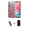 MARSİLYAN™- Galaxy A24 4G Kılıf Zirve Modern Prime - Siyah 6D Antistatik Mat Seramik Hayalet Nano Ekran Koruyucu + Valdez Metal Kamera Lens - GS