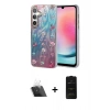 MARSİLYAN™- Galaxy A24 4G Kılıf Zirve Modern Prime - Siyah 6D Antistatik Mat Seramik Hayalet Nano Ekran Koruyucu + Kamera Lens Koruma Cam - SF