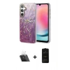MARSİLYAN™- Galaxy A24 4G Kılıf Zirve Modern Prime - Siyah 6D Antistatik Mat Seramik Hayalet Nano Ekran Koruyucu + Kamera Lens Koruma Cam - SF
