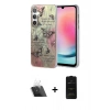 MARSİLYAN™- Galaxy A24 4G Kılıf Zirve Modern Prime - Siyah 6D Antistatik Mat Seramik Hayalet Nano Ekran Koruyucu + Kamera Lens Koruma Cam - SF