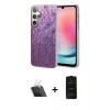 MARSİLYAN™- Galaxy A24 4G Kılıf Zirve Modern Prime - Siyah 6D Antistatik Mat Seramik Hayalet Nano Ekran Koruyucu + Kamera Lens Koruma Cam - SF