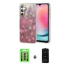 MARSİLYAN™- Galaxy A24 4G Kılıf Zirve Modern Prime - Siyah 6D Antistatik Mat Seramik Hayalet Nano Ekran Koruyucu + Raze Metal Kamera Lens - SH