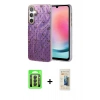 MARSİLYAN™- Galaxy A24 4G Kılıf Zirve Modern Prime - Siyah 6D Mat Seramik Hayalet Nano Ekran Koruyucu + Raze Metal Kamera Lens - SH