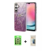 MARSİLYAN™- Galaxy A24 4G Kılıf Zirve Modern Prime - Siyah 6D Mat Seramik Hayalet Nano Ekran Koruyucu + Raze Metal Kamera Lens - GS