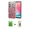 MARSİLYAN™- Galaxy A24 4G Kılıf Zirve Modern Prime - Siyah 6D Mat Seramik Hayalet Nano Ekran Koruyucu + Raze Metal Kamera Lens - SH