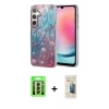 MARSİLYAN™- Galaxy A24 4G Kılıf Zirve Modern Prime - Siyah 6D Mat Seramik Hayalet Nano Ekran Koruyucu + Raze Metal Kamera Lens - SH