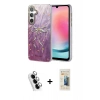 MARSİLYAN™- Galaxy A24 4G Kılıf Zirve Modern Prime - Siyah 6D Mat Seramik Hayalet Nano Ekran Koruyucu + Valdez Metal Kamera Lens - GS