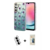 MARSİLYAN™- Galaxy A24 4G Kılıf Zirve Modern Prime - Siyah 6D Mat Seramik Hayalet Nano Ekran Koruyucu + Valdez Metal Kamera Lens - GS