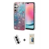 MARSİLYAN™- Galaxy A24 4G Kılıf Zirve Modern Prime - Siyah 6D Mat Seramik Hayalet Nano Ekran Koruyucu + Valdez Metal Kamera Lens - GS