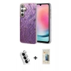 MARSİLYAN™- Galaxy A24 4G Kılıf Zirve Modern Prime - Siyah 6D Mat Seramik Hayalet Nano Ekran Koruyucu + Valdez Metal Kamera Lens - GS