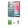 MARSİLYAN™- Galaxy A24 4G Kılıf Zirve Modern Prime - Siyah Joko Magic 5D Cam + Raze Metal Kamera Lens - GS