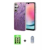 MARSİLYAN™- Galaxy A24 4G Kılıf Zirve Modern Prime - Siyah Joko Magic 5D Cam + Raze Metal Kamera Lens - GS
