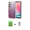 MARSİLYAN™- Galaxy A24 4G Kılıf Zirve Modern Prime - Siyah Joko Magic 5D Cam + Raze Metal Kamera Lens - GS