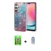 MARSİLYAN™- Galaxy A24 4G Kılıf Zirve Modern Prime - Siyah Joko Magic 5D Cam + Raze Metal Kamera Lens - GS