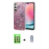 MARSİLYAN™- Galaxy A24 4G Kılıf Zirve Modern Prime - Siyah Joko Magic 5D Cam + Raze Metal Kamera Lens - GS