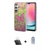 MARSİLYAN™- Galaxy A24 4G Kılıf Zirve Modern Prime - Siyah Joko Magic 5D Cam + Şeffaf Kamera Lens Koruma Cam
