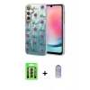 MARSİLYAN™- Galaxy A24 4G Kılıf Zirve Modern Prime - Siyah Joko Magic 5D Cam + Raze Metal Kamera Lens - SH