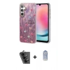 MARSİLYAN™- Galaxy A24 4G Kılıf Zirve Modern Prime - Siyah Joko Magic 5D Cam + Valdez Metal Kamera Lens - SH