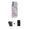 MARSİLYAN™- Galaxy A25 5G Kılıf Ahenk Modern Serisi - Siyah 6D Antistatik Mat Seramik Hayalet Nano Ekran Koruyucu + Valdez Metal Kamera Lens - SH