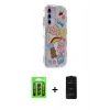 MARSİLYAN™- Galaxy A25 5G Kılıf Ahenk Modern Serisi - Siyah 6D Antistatik Mat Seramik Hayalet Nano Ekran Koruyucu + Raze Metal Kamera Lens - SH
