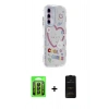 MARSİLYAN™- Galaxy A25 5G Kılıf Ahenk Modern Serisi - Siyah 6D Antistatik Mat Seramik Hayalet Nano Ekran Koruyucu + Raze Metal Kamera Lens - SH