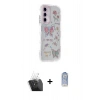 MARSİLYAN™- Galaxy A25 5G Kılıf Ahenk Modern Serisi - Siyah Joko Magic 5D Cam + Şeffaf Kamera Lens Koruma Cam