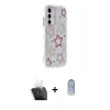 MARSİLYAN™- Galaxy A25 5G Kılıf Ahenk Modern Serisi - Siyah Joko Magic 5D Cam + Şeffaf Kamera Lens Koruma Cam