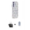 MARSİLYAN™- Galaxy A25 5G Kılıf Ahenk Modern Serisi - Siyah Joko Magic 5D Cam + Şeffaf Kamera Lens Koruma Cam