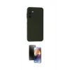 MARSİLYAN™- Galaxy A25 5G Kılıf Ahenk Serisi - Siyah 3D Antistatik Mat Seramik Nano Ekran Koruyucu