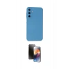 MARSİLYAN™- Galaxy A25 5G Kılıf Ahenk Serisi - Siyah 3D Antistatik Mat Seramik Nano Ekran Koruyucu