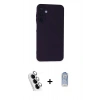 MARSİLYAN™- Galaxy A25 5G Kılıf Ahenk Serisi - Siyah Joko Magic 5D Cam + Valdez Metal Kamera Lens - GS