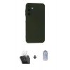 MARSİLYAN™- Galaxy A25 5G Kılıf Ahenk Serisi - Siyah Joko Magic 5D Cam + Kamera Lens Koruma Cam - SF