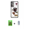 MARSİLYAN™- Galaxy A25 5G Kılıf Çekirdek Asil - Siyah Joko Magic 5D Cam + Raze Metal Kamera Lens - SH