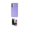 MARSİLYAN™- Galaxy A25 5G Kılıf Doruk Klasik Özel Seri - Siyah 3D Antistatik Mat Seramik Nano Ekran Koruyucu
