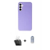 MARSİLYAN™- Galaxy A25 5G Kılıf Doruk Klasik Özel Seri - Siyah Joko Magic 5D Cam + Kamera Lens Koruma Cam - SF