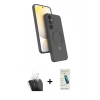 MARSİLYAN™- Galaxy A25 5G Kılıf İz Işık Koleksiyonu - Şeffaf Pasifik Cam Ekran Koruyucu + Kamera Lens Koruma Cam - SF
