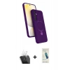 MARSİLYAN™- Galaxy A25 5G Kılıf İz Işık Koleksiyonu - Şeffaf Pasifik Cam Ekran Koruyucu + Kamera Lens Koruma Cam - SF