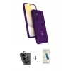 MARSİLYAN™- Galaxy A25 5G Kılıf İz Işık Koleksiyonu - Şeffaf Pasifik Cam Ekran Koruyucu + Valdez Metal Kamera Lens - SH