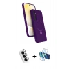 MARSİLYAN™- Galaxy A25 5G Kılıf İz Işık Koleksiyonu - Siyah 3D Antistatik Cam Ekran Koruyucu + Valdez Metal Kamera Lens - GS