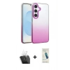 MARSİLYAN™- Galaxy A25 5G Kılıf Kıvılcım Minimal Özel Seri - Şeffaf Pasifik Cam Ekran Koruyucu + Kamera Lens Koruma Cam - SF