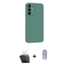 MARSİLYAN™- Galaxy A25 5G Kılıf Kozmos Yansıma Özel Seri - Siyah Joko Magic 5D Cam + Kamera Lens Koruma Cam - SF