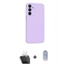 MARSİLYAN™- Galaxy A25 5G Kılıf Kozmos Yansıma Özel Seri - Siyah Joko Magic 5D Cam + Kamera Lens Koruma Cam - SF