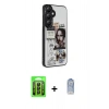 MARSİLYAN™- Galaxy A25 5G Kılıf Odak Klasik Serisi - Siyah Joko Magic 5D Cam + Raze Metal Kamera Lens - SH