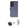 MARSİLYAN™- Galaxy A25 5G Kılıf Siluet Işık Serisi - Şeffaf Pasifik Cam Ekran Koruyucu + Kamera Lens Koruma Cam - SF