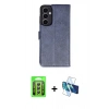 MARSİLYAN™- Galaxy A25 5G Kılıf Siluet Işık Serisi - Siyah 3D Antistatik Seramik Nano Ekran Koruyucu + Raze Metal Kamera Lens - GS